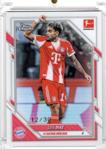 Luis Diaz 2025 Panini Chrome Bundesliga White Refractor /30
