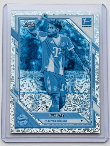 Luis Diaz 2025 Topps Chrome Frozen Fractal /5
