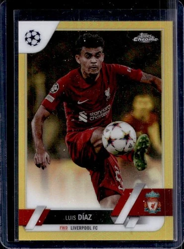 Luis Diaz 2022 Topps Chrome Gold Refractor /50