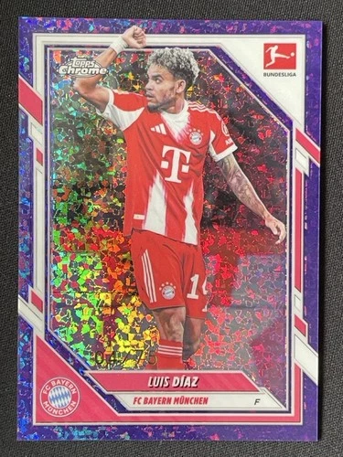 Luis Diaz 2025 Topps Chrome Purple Mini-Diamond /75
