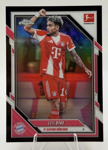 Luis Diaz 2025 Topps Chrome True Black Refractor /10