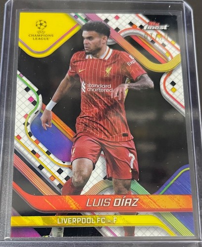 Luis Diaz 2024 Topps Finest Black Refractor /10