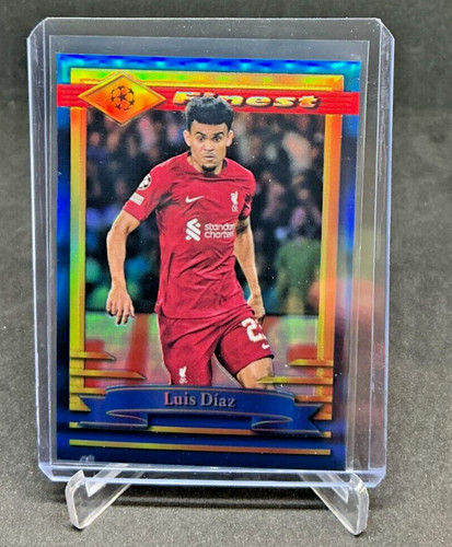 Luis Diaz 2023 Topps Finest Blue Refractor 44/99