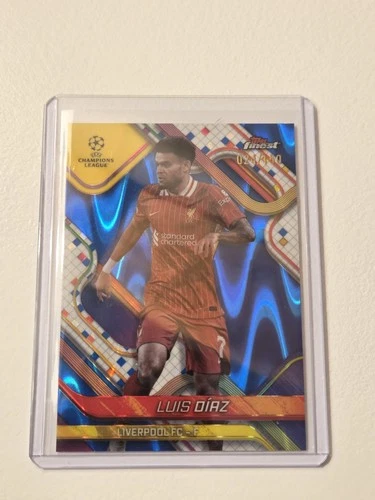Luis Diaz 2024 Topps Finest Blue Wave Refractor /150