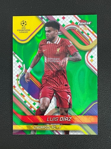 Luis Diaz 2024 Topps Finest Green Lava Refractor /99