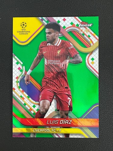 Luis Diaz 2024 Topps Finest Green Refractor /99