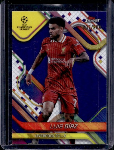 Luis Diaz 2024 Topps Finest Purple Refractor /299