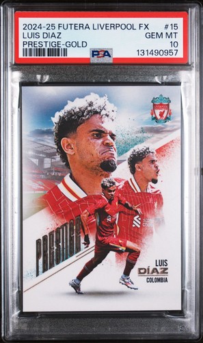 Luis Diaz 2024 Futera Liverpool FX /15