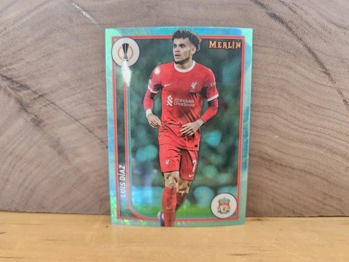 Luis Diaz 2023 Topps Merlin Chrome Aqua Prism Refractor