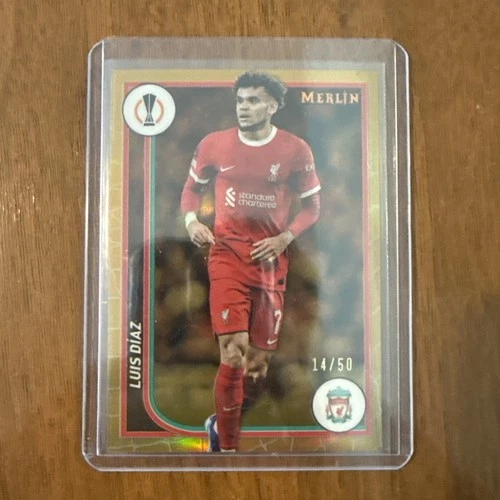 Luis Diaz 2024 Topps Merlin Chrome Gold Refractor /50
