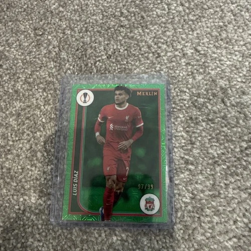 Luis Diaz 2023 Topps Merlin Chrome Green /99