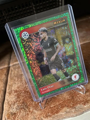 Luis Diaz 2025 Topps Merlin Chrome Green Speckle /99