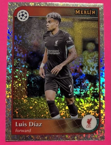 Luis Diaz 2024 Topps Merlin Chrome Mini Diamond Refractor #188
