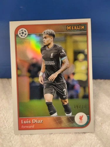Luis Diaz 2024 Topps Merlin Chrome White /30