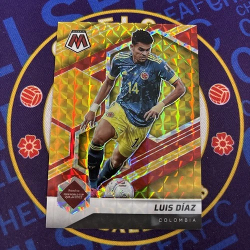 Luis Diaz 2021 Panini Mosaic Red Gold Prizm /88