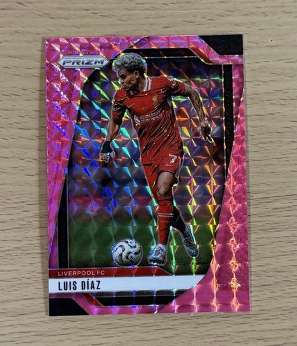 Luis Diaz 2024 Panini Prizm Premier League Pink Mosaic Prizm