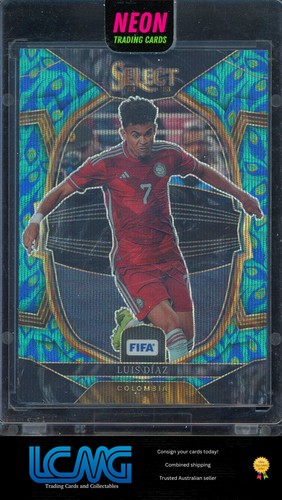 Luis Diaz 2022 Panini Select FIFA Peacock