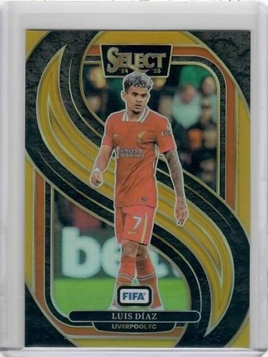 Luis Diaz 2024 Panini Select Mezzanine Gold Prizm /10
