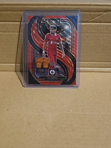 Luis Diaz 2024 Panini Select Premier League Red Prizm