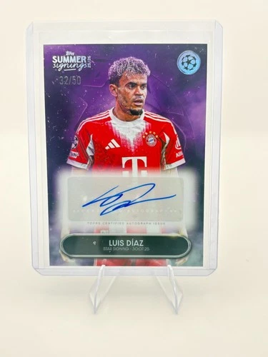 Luis Diaz 2025 Topps Summer Signings Violet /50
