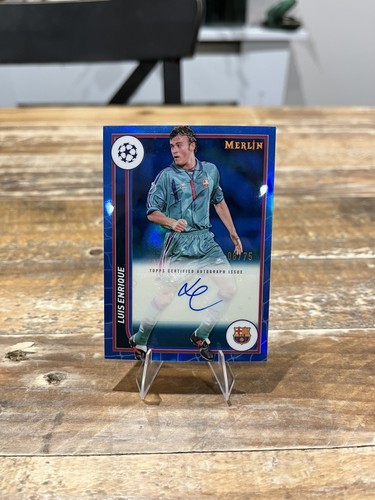 Luis Enrique 2024 Topps Chrome Merlin /75