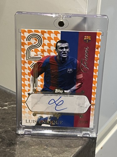 Luis Enrique 2025 Topps FC Barcelona Forever 21/25