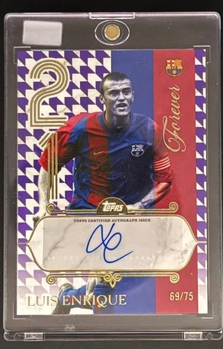 Luis Enrique 2025 Topps FC Barcelona Forever /75