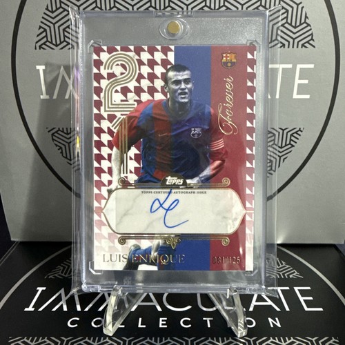 Luis Enrique 2025 Topps Forever Borgoña /125