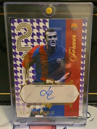 Luis Enrique 2025 Topps Forever Purple /75