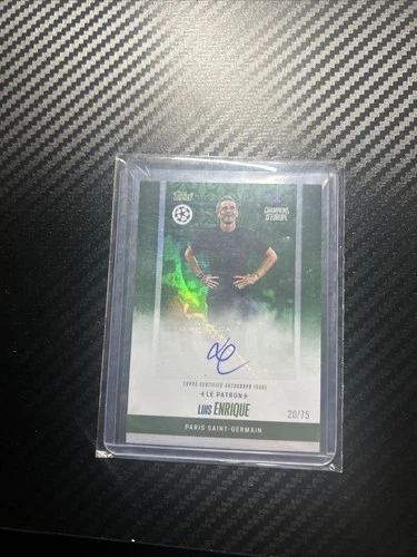 Luis Enrique 2024 Topps PSG Champions De Europe /75