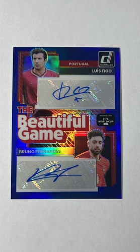 Luis Figo and Bruno Fernandes 2026 Panini Donruss Fútbol /25