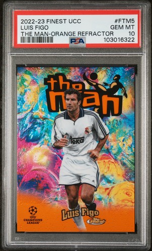 Luis Figo 2022 Topps Finest