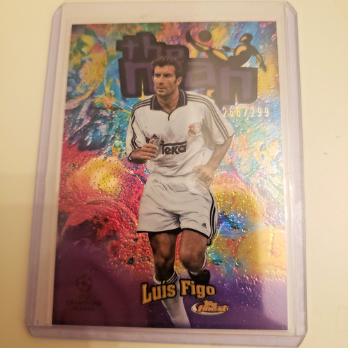 Luis Figo 2023 Topps Finest 266/299