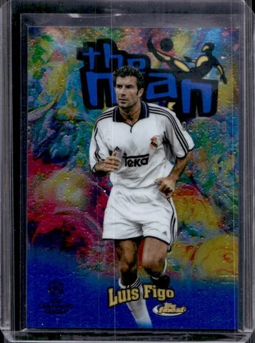 Luis Figo 2023 Topps Finest Blue Refractor /150