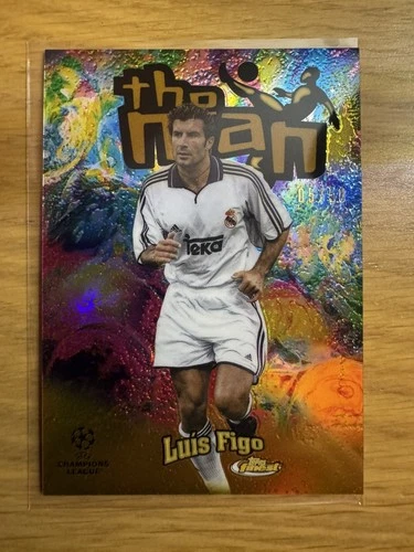 Luis Figo 2022 Topps Finest Gold /50