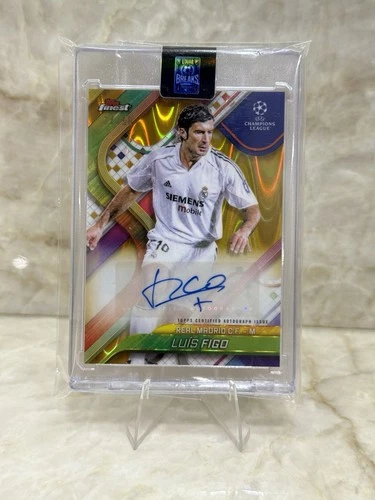 Luis Figo 2024 Topps Finest Gold /50