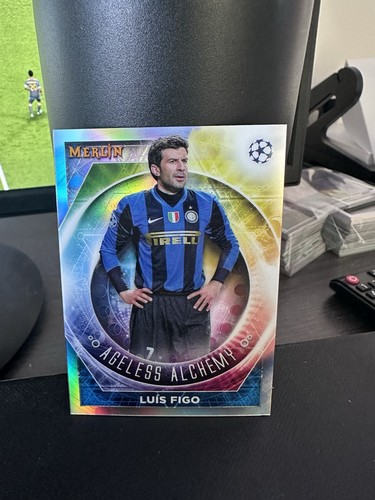 Luis Figo 2023 Topps Merlin Chrome