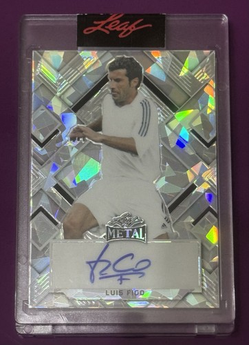 Luis Figo 2022 Leaf Metal 10/19