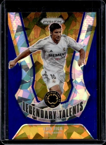 Luis Figo 2025 Panini Prizm Blue Ice /99