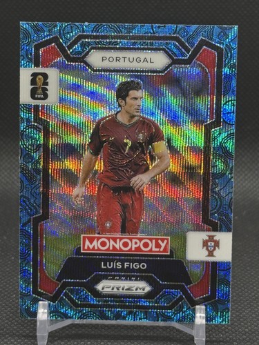 Luis Figo 2026 Panini Prizm Blue Wave