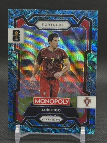 Luis Figo 2026 Panini Prizm Blue Wave