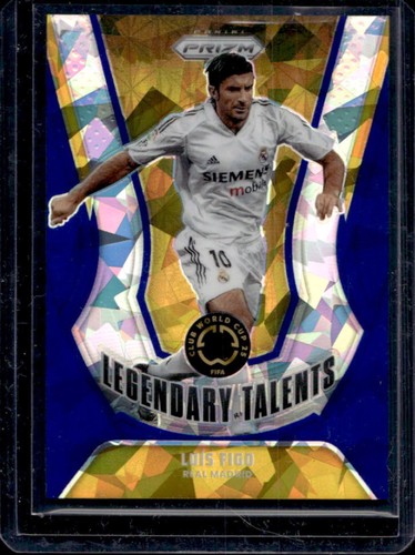 Luis Figo 2025 Panini Prizm FIFA Club World Cup Blue Ice /99