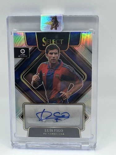 Luis Figo 2022 Panini Select La Liga Plata