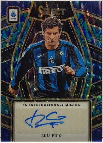 Luis Figo 2023 Panini Select Peacock