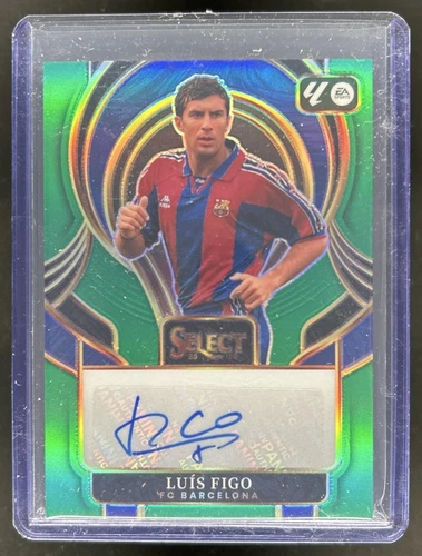 Luis Figo 2025 Panini Select Verde Prizm /3