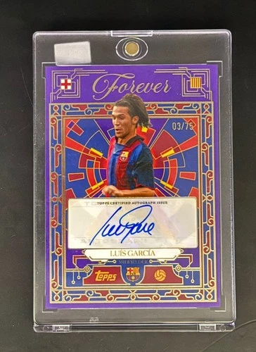 Luis García 2025 Topps FC Barcelona Forever /75