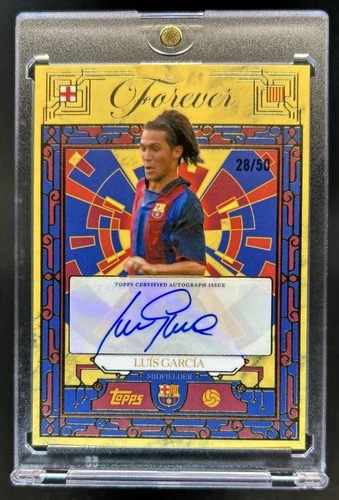 Luis Garcia 2025 Topps FC Barcelona Calcio Oro /50