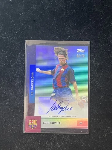 Luis Garcia 2026 Topps FC Barcelona Team Set Barca Blue /75