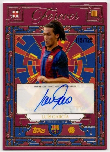 Luis Garcia 2025 Topps Forever FC Barcelona 115/125