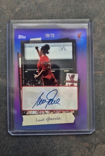 Luis Garcia 2025 Topps Liverpool Focus /75